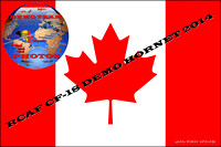 CANADIAN CF-18 HORNET DEMO 2014