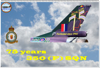 BAF F-16AM colours 75 years 350 (F) Sqn
