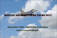 BELGIAN AIR FORCE DEMO TEAMS 2012